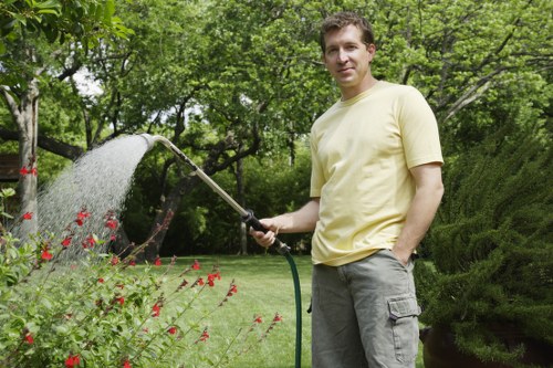 Stylish garden layout and planting for landscaping in Ham