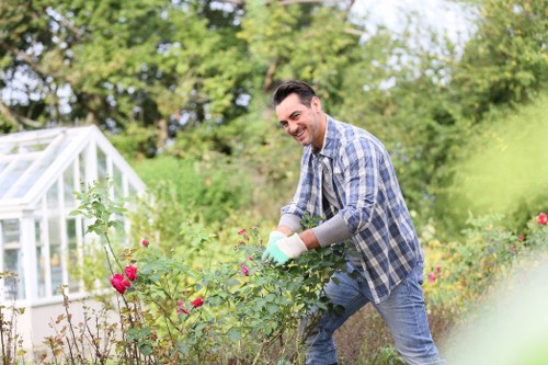 Gardeners Ham restoring a well-kept outdoor space