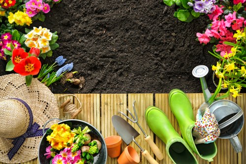 Review stage for gardening service concerns