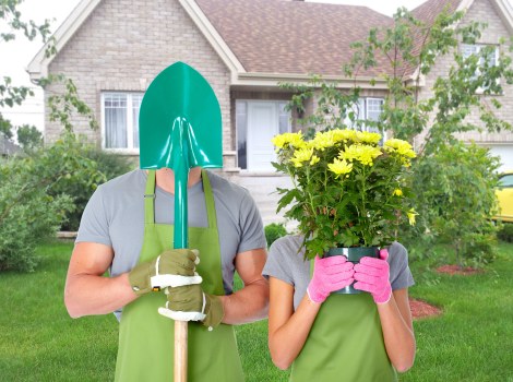 Garden lawn mowing service in Ham trimming edges neatly